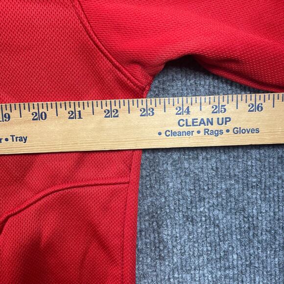 Fire Department Hoodie Norman Oklahoma Men's Large Red Embroidered Zip Pocket - Picture 7 of 10